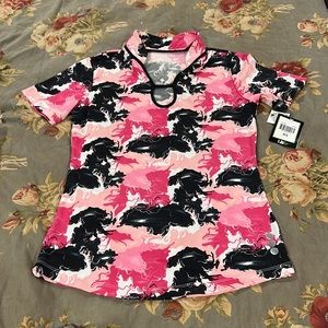 Super cute dry fit exercise top